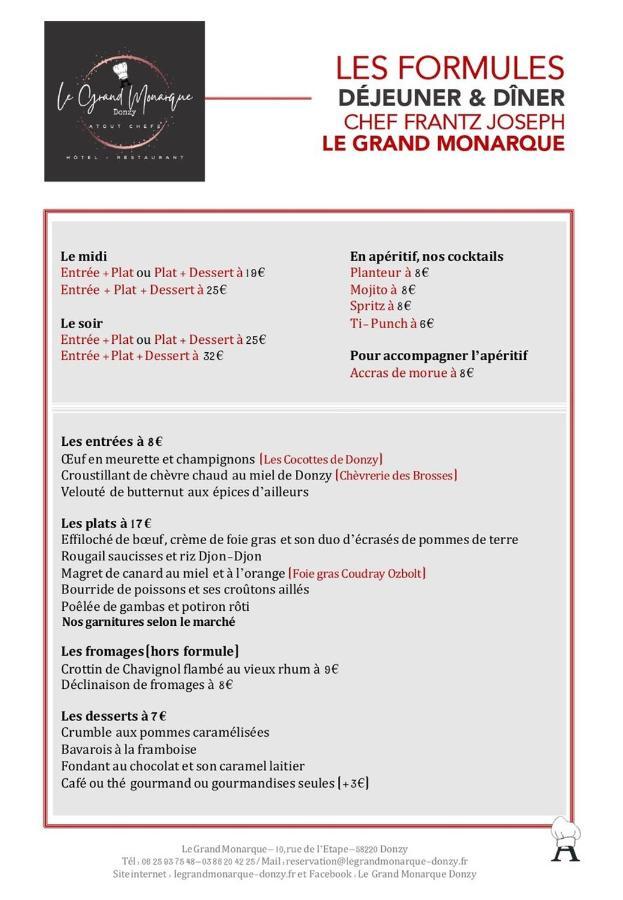 מלון Le Grand Monarque Donzy מראה חיצוני תמונה
